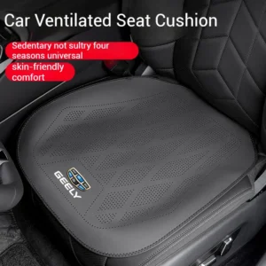 car nappa leather ventilated seat cushion car seat cover for geely geometryc monjaro coolray emgrand ec7 gc6 tugella gx3 atlas