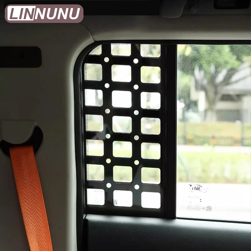 linnunu side window mecha mesh aluminum alloy for chery jetour traveller t2 modified rear window sticker personalize decor cover linnunu side window mecha mesh aluminum alloy for chery jetour traveller t2 modified rear window sticker personalize decor cover