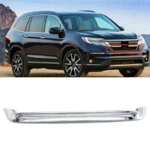 for honda pilot 2019 2021 car front bumper grille electroplated surface decorative strip