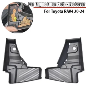 car engine filter protective cover anti blocking engine compartment filter trims fits for toyota rav4 20 24 interior accessories