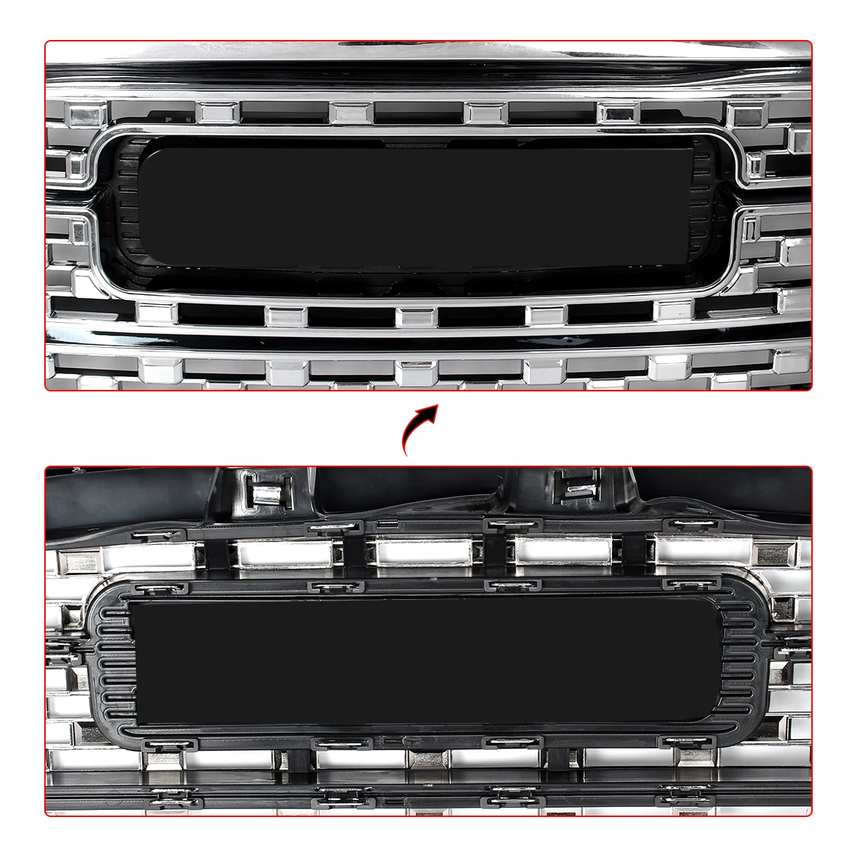 magickit gloss black front bumper upper grille for 2017 2018 2019 gmc acadia denali radiator center grill mesh 84378394 magickit gloss black front bumper upper grille for 2017 2018 2019 gmc acadia denali radiator center grill mesh 84378394