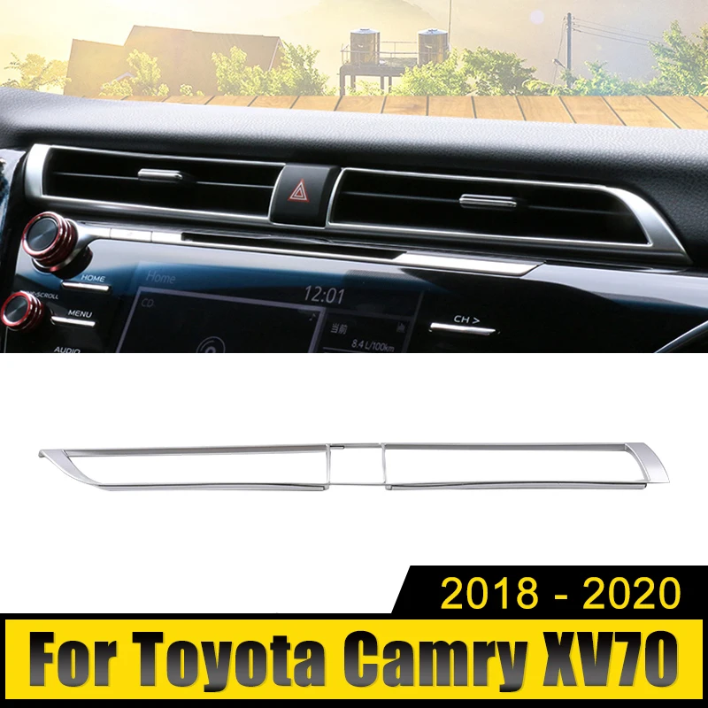 for toyota camry 70 xv70 2018 2019 2020 abs car central control air conditioning vent outlet trim cover interior accessories for toyota camry 70 xv70 2018 2019 2020 abs car central control air conditioning vent outlet trim cover interior accessories