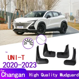 4pcs black mud flaps for changan uni t unit 2020 2023 mudflaps splash guards mud flap front rear mudguards fender