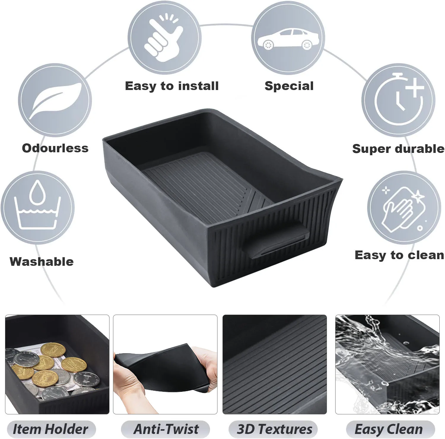 center console drawer hidden coin storage box tray for 2026 toyota rav4/rav 4 interior coin drawer storage organizer center console drawer hidden coin storage box tray for 2026 toyota rav4/rav 4 interior coin drawer storage organizer
