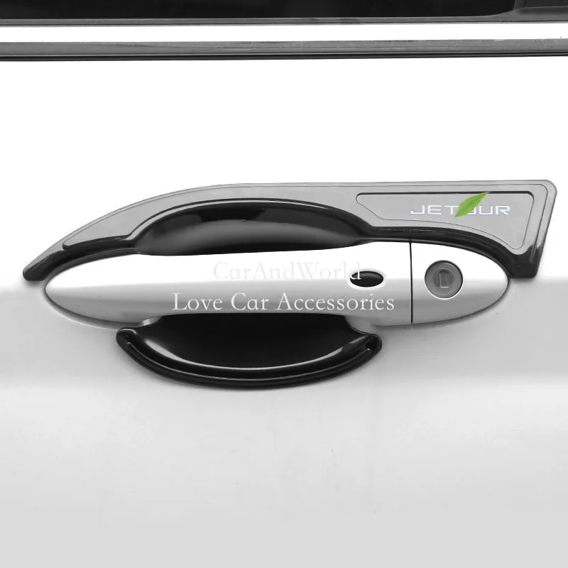 stainless steel car body door handle bowl frame cover protector trims interior moulding for jetour x70 2018 2022 stainless steel car body door handle bowl frame cover protector trims interior moulding for jetour x70 2018 2022