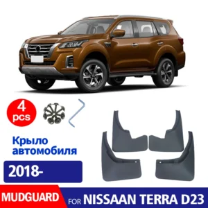 for nissan terra d23 mudguard fender mud flaps guards splash mudflaps car accessories front rear 4pcs