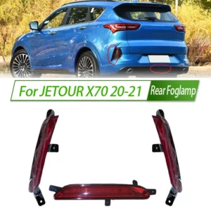 for jetour x70 20 21 rear bumper fog light reflector stop light rear fog light brake lamp general or luxury