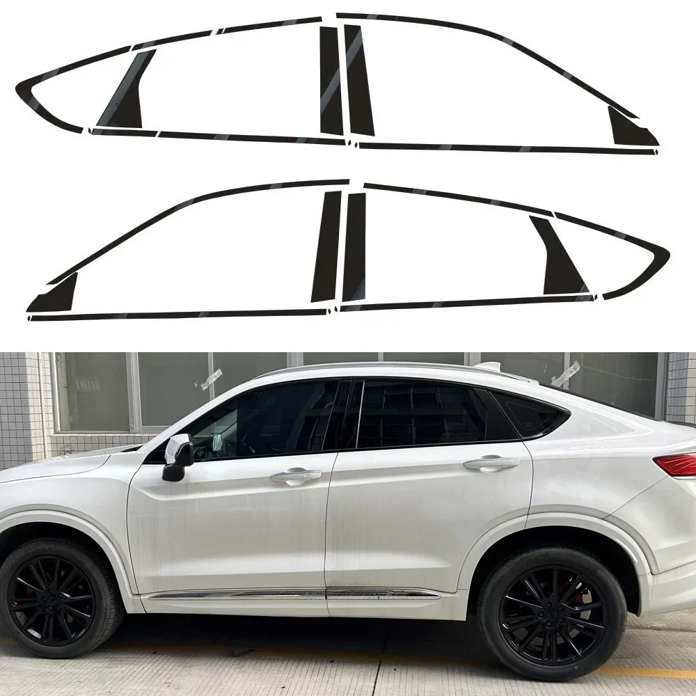 for geely tugella fy11 2019 2021 suv window chrome delete blackout abc pillars glossy black stickers for geely tugella fy11 2019 2021 suv window chrome delete blackout abc pillars glossy black stickers