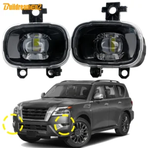 2 pieces led fog light 30w h11 car front fog lamp for nissan armada patrol y62 y63 2020 2021 2022 2023 2024 2025 (not fit nismo)