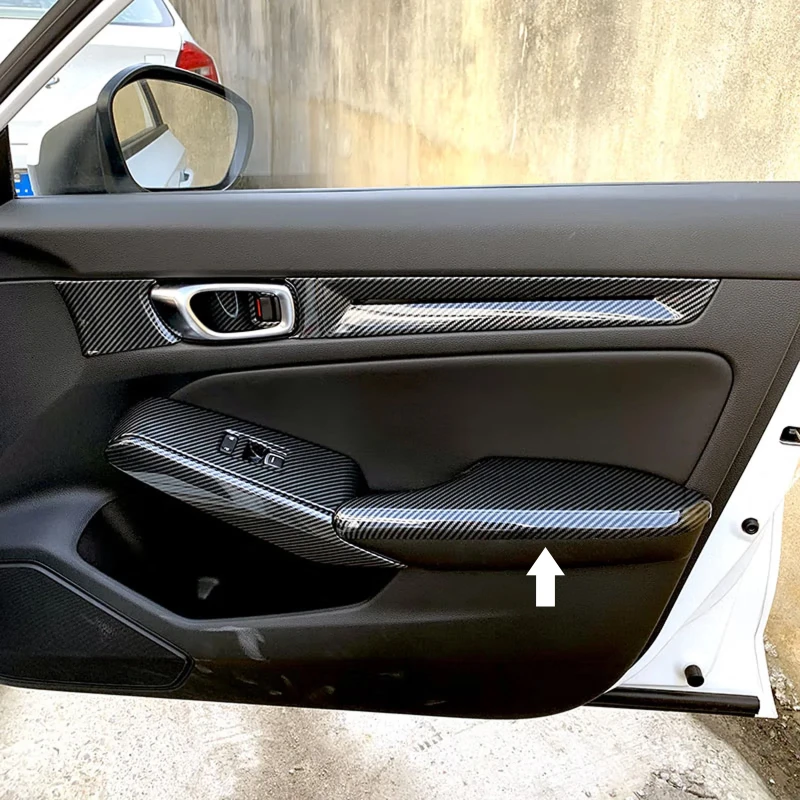 weizhida for honda civic 11th gen 2022 2025 abs car interior door armrest panel cover trim sticker interior car weizhida for honda civic 11th gen 2022 2025 abs car interior door armrest panel cover trim sticker interior car