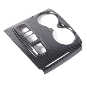 for honda pilot ridgeline passport 2016 22 abs carbon fiber car central control gear water cup panel cover trim car accessories