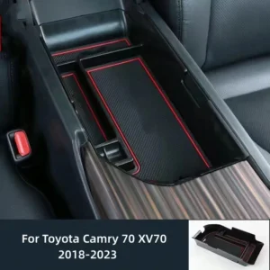 for toyota camry 70 xv70 2018 2023 accessories armrest box storage stowing tidying container organizer holder tray modification