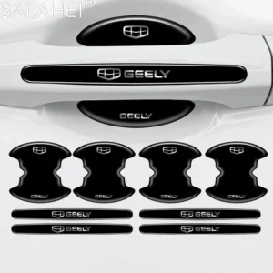 car door handle bowl protective stickers anti collision for geely imperial star zone preface coolray emgrand gt benry new vision