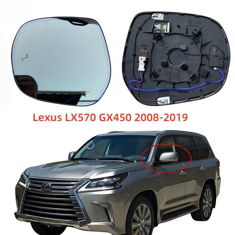 for toyota rand kluzer lexus lx570 gx450 2008 2019 car rearview mirror heating automotive lenses blind spot automatic dimming for toyota rand kluzer lexus lx570 gx450 2008 2019 car rearview mirror heating automotive lenses blind spot automatic dimming