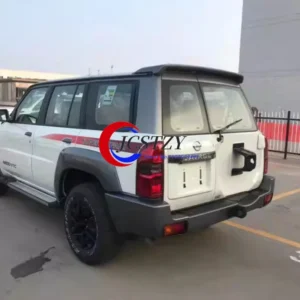 abs plastic rear trunk boot wing spoiler car accessories for nissan patrol y61 1998 2004