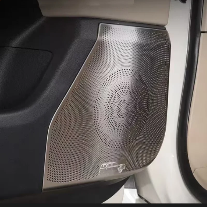 for toyota land cruiser 300 lc300 2022 2024 car speaker cover stainless steel 4 door loudspeaker sound pad trim for toyota land cruiser 300 lc300 2022 2024 car speaker cover stainless steel 4 door loudspeaker sound pad trim