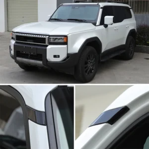 for toyota land cruiser 250 prado lc250 2024 2025+ abs car a pillar upper cover front door upper panel replacement accessories