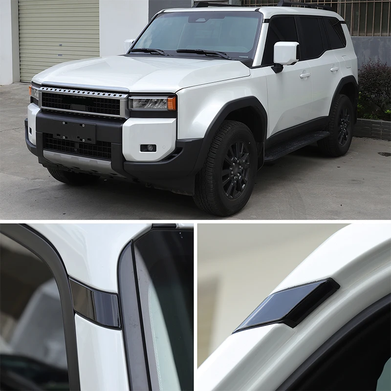 for toyota land cruiser 250 prado lc250 2024 2025+ abs car a pillar upper cover front door upper panel replacement accessories for toyota land cruiser 250 prado lc250 2024 2025+ abs car a pillar upper cover front door upper panel replacement accessories