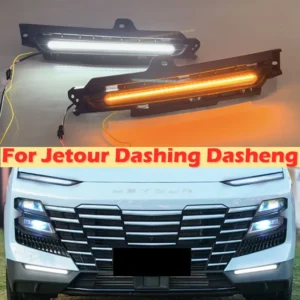 dinch led foglight drl for jetour dashing dasheng front bumper foglight foglamp daytime running light