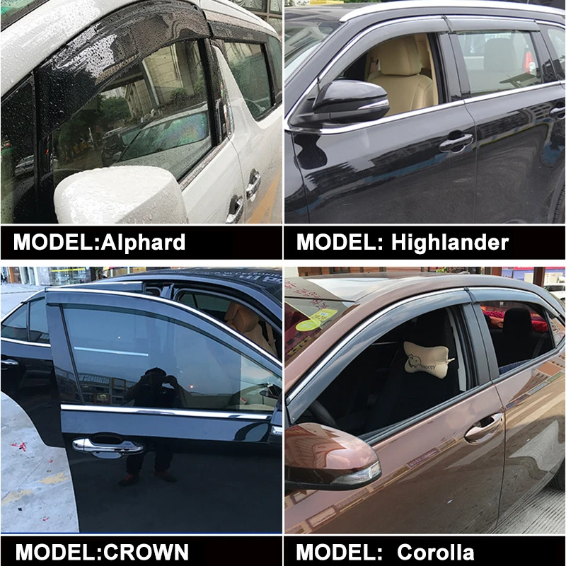 fit for honda pilot 2016 2022 window visor deflectors guard rain smoke window visor wind vent awnings shelters fit for honda pilot 2016 2022 window visor deflectors guard rain smoke window visor wind vent awnings shelters