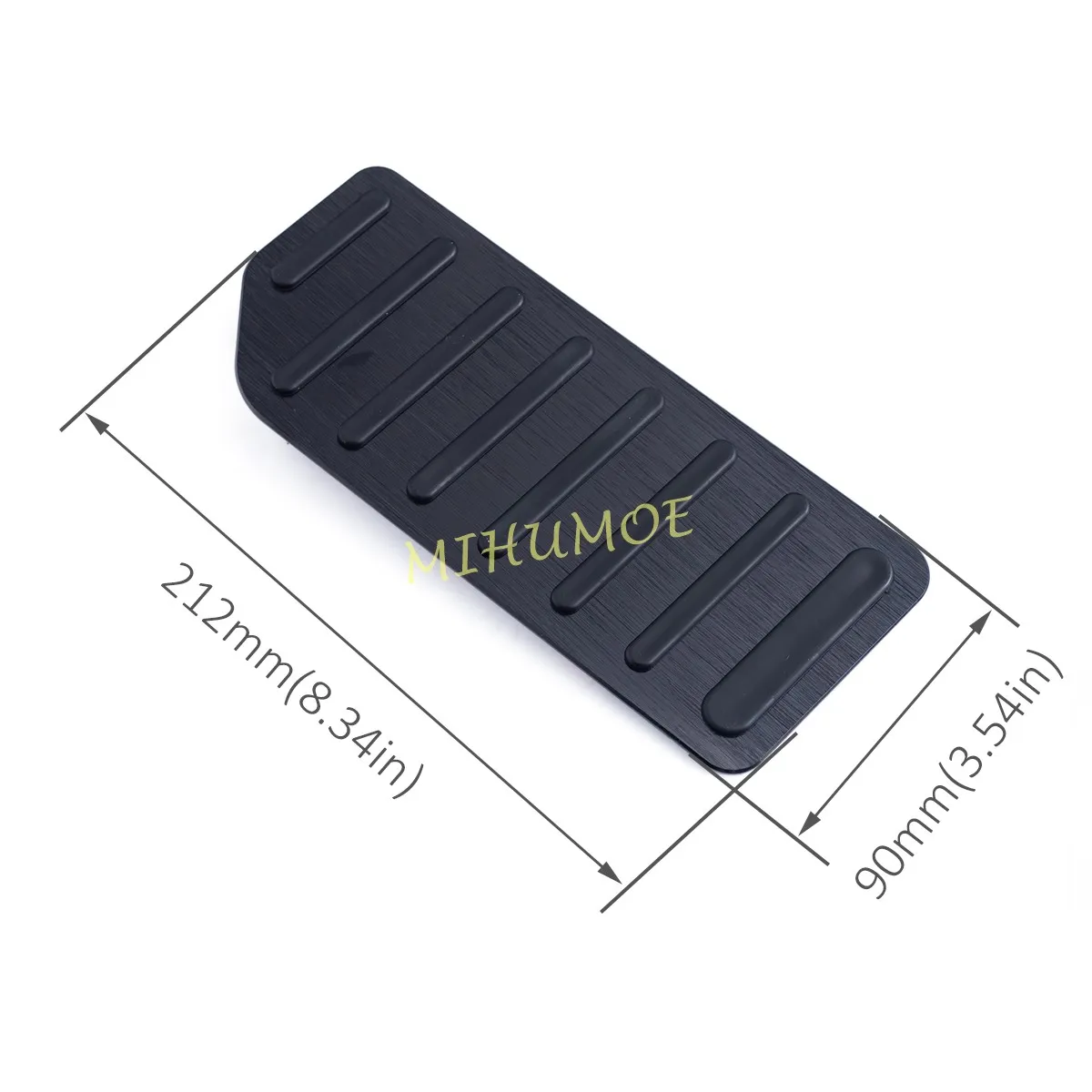 for 2018 2025 honda accord black anti slip footrest foot rest dead pedal cover overlay for 2018 2025 honda accord black anti slip footrest foot rest dead pedal cover overlay