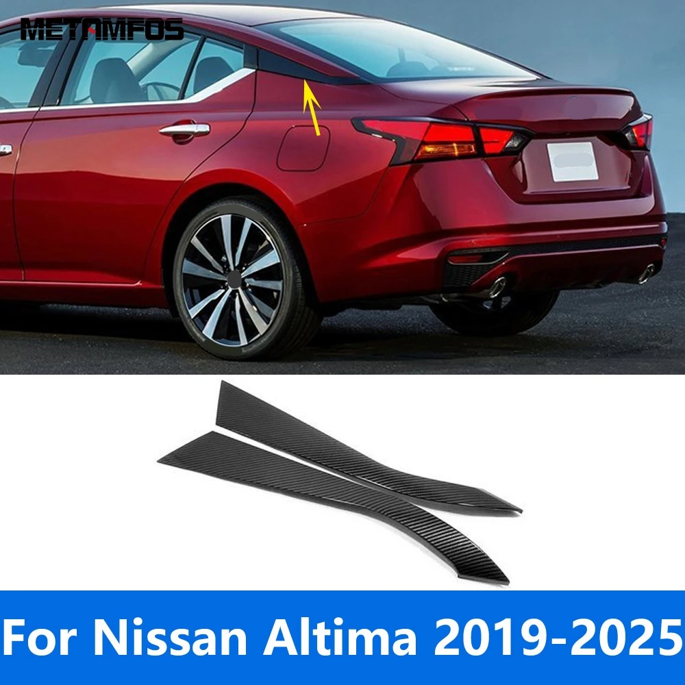 car accessories for nissan altima 2019 2021 2022 2023 2024 2025 exterior carbon fiber rear window side spoiler wing cover trim car accessories for nissan altima 2019 2021 2022 2023 2024 2025 exterior carbon fiber rear window side spoiler wing cover trim