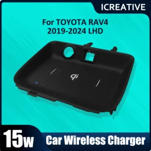 for toyota rav4 2019 2020 2021 2022 2023 2024 wireless charger phone fast charging pad lhd interior exterior car accessories