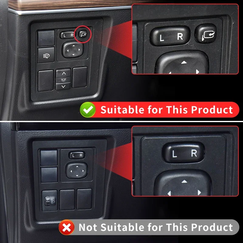 for 2010 2024 toyota land cruiser prado lc150 /j150 power folding mirror module auto fold kit modification upgrade for 2010 2024 toyota land cruiser prado lc150 /j150 power folding mirror module auto fold kit modification upgrade