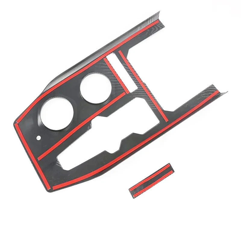 for changan unik uni k 2021 2023 2024 carbon car central console gear shift panel frame sticker water cup cover trim for changan unik uni k 2021 2023 2024 carbon car central console gear shift panel frame sticker water cup cover trim