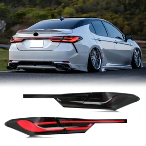 led tail lights trunk lamp for toyota camry 2018 2019 2020 2021 2022 2023 8th gen start up animation rear lamps sequential tur