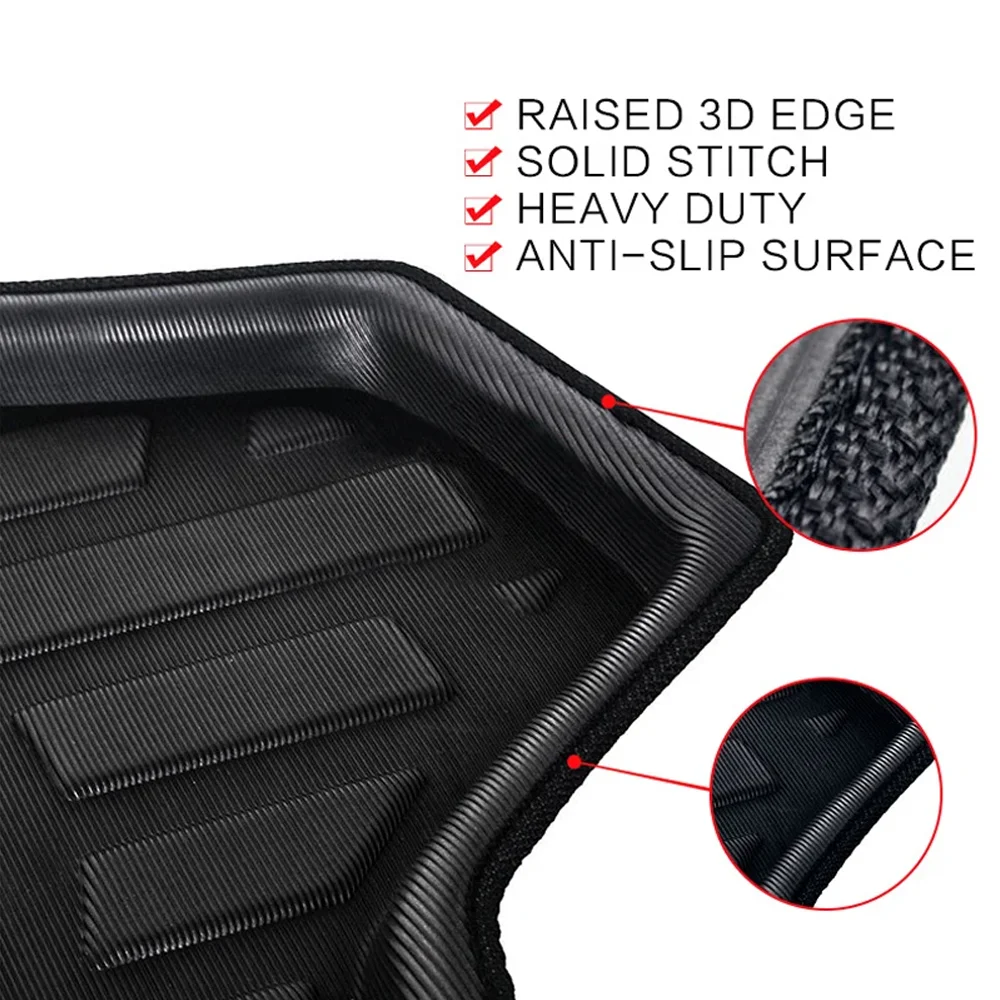 for honda civic 11th gen fe 2022~2025 car trunk mat boot liner cargo floor luggage carpet waterproof cover pad part for honda civic 11th gen fe 2022~2025 car trunk mat boot liner cargo floor luggage carpet waterproof cover pad part