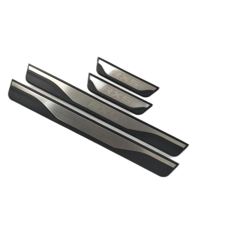 4pcs plastic stainless steel for mg rx5 2024 2025 car door sill pedal scuff plate decorative sequin cover 4pcs plastic stainless steel for mg rx5 2024 2025 car door sill pedal scuff plate decorative sequin cover