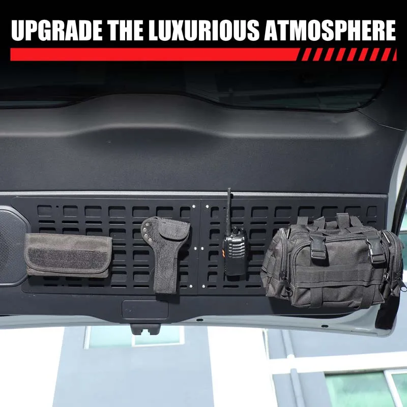 for toyota land cruiser prado 250 lc250 2024+ aluminum alloy black car tailgate expansion storage panel car interior accessories for toyota land cruiser prado 250 lc250 2024+ aluminum alloy black car tailgate expansion storage panel car interior accessories