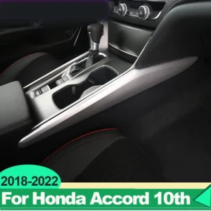 for honda accord x 10th 2018 2019 2020 2021 2022 hybrid car center console gear shift panel both sides trim accessorie
