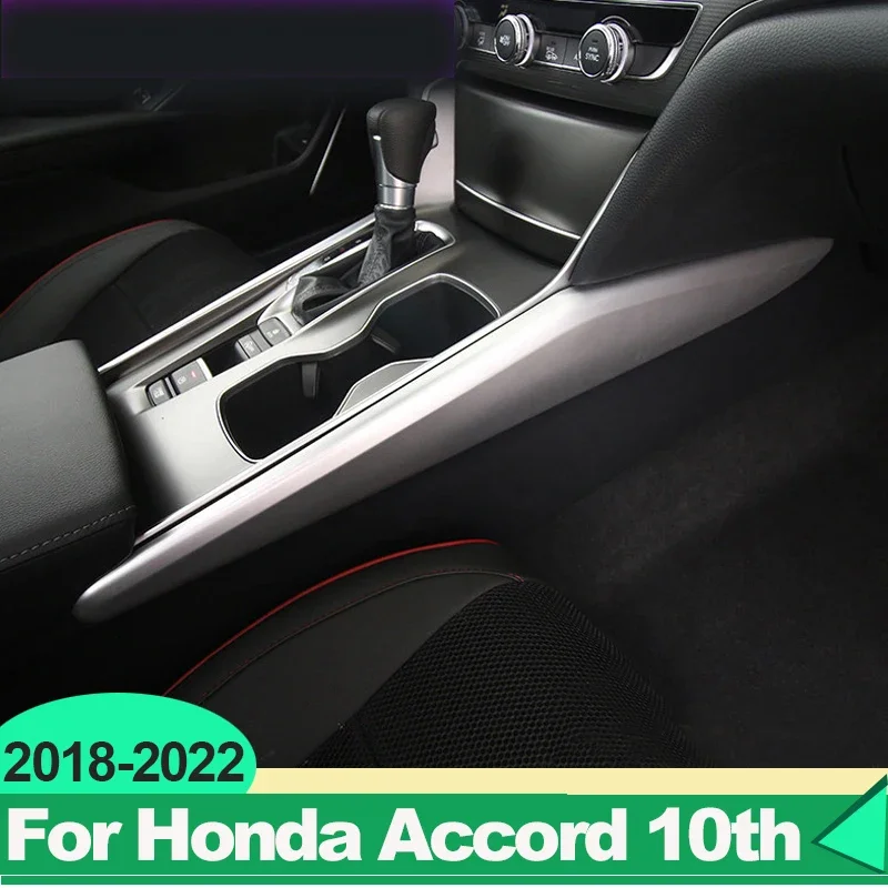 for honda accord x 10th 2018 2019 2020 2021 2022 hybrid car center console gear shift panel both sides trim accessorie for honda accord x 10th 2018 2019 2020 2021 2022 hybrid car center console gear shift panel both sides trim accessorie