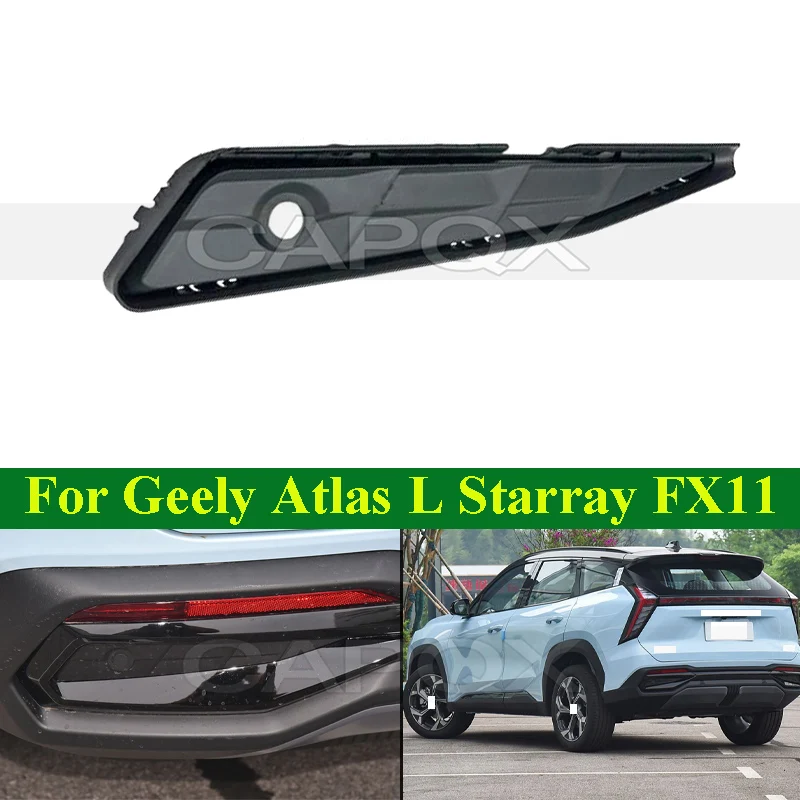 capqx rear foglight frame rear bumper decoration cover for geely atlas l boyue l starray fx11 rear radar protection cover capqx rear foglight frame rear bumper decoration cover for geely atlas l boyue l starray fx11 rear radar protection cover