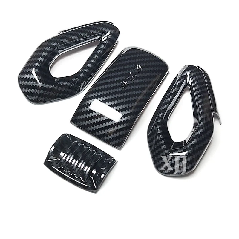 for geely boyue l atlas fx11 2023 2024 2025 carbon fiber car gear shift knob cover gear head replace cap decoration for geely boyue l atlas fx11 2023 2024 2025 carbon fiber car gear shift knob cover gear head replace cap decoration