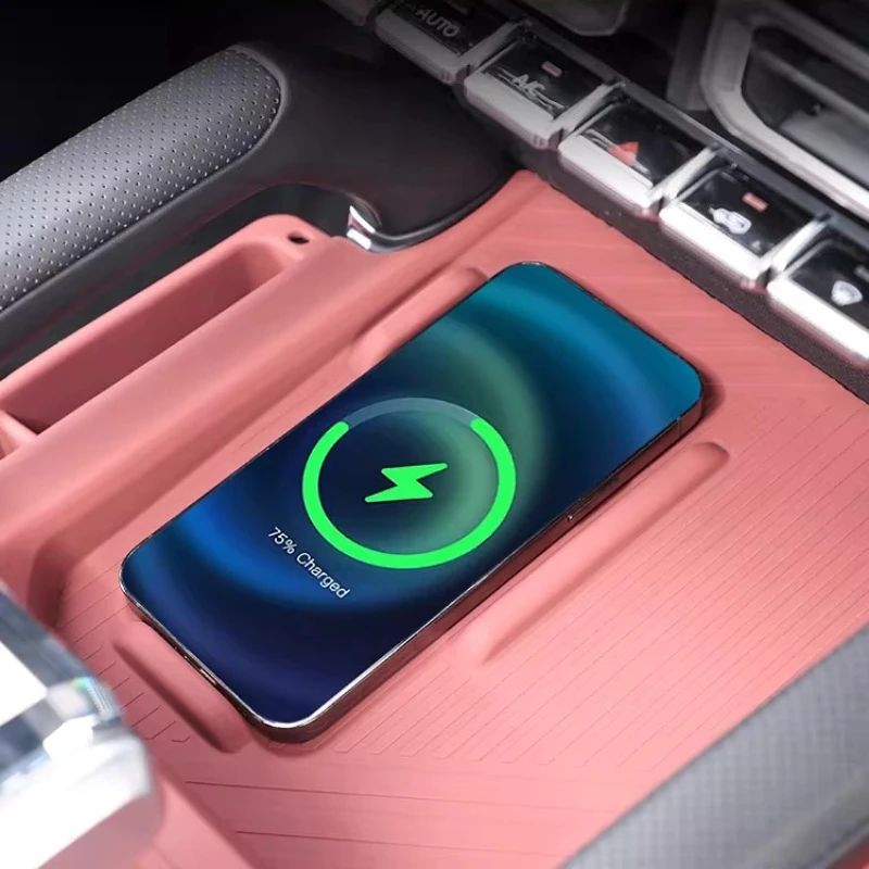 for jetour t2/t2 c‑dm 2026 central control wireless charging gear silicone pad storage box storage supplies tools for jetour t2/t2 c‑dm 2026 central control wireless charging gear silicone pad storage box storage supplies tools