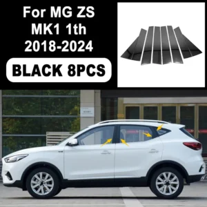 glossy black b c pillar post cover car sticker for mg zs zs11 zx zst vs ev 2018 2024 mk1 1th window door decorative accessories