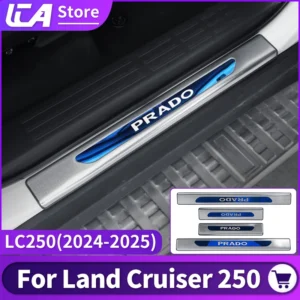 for toyota land cruiser 250 2024 2025 prado lc250 1958 first edition fj250 threshold pedal decoration strip,upgraded accessories