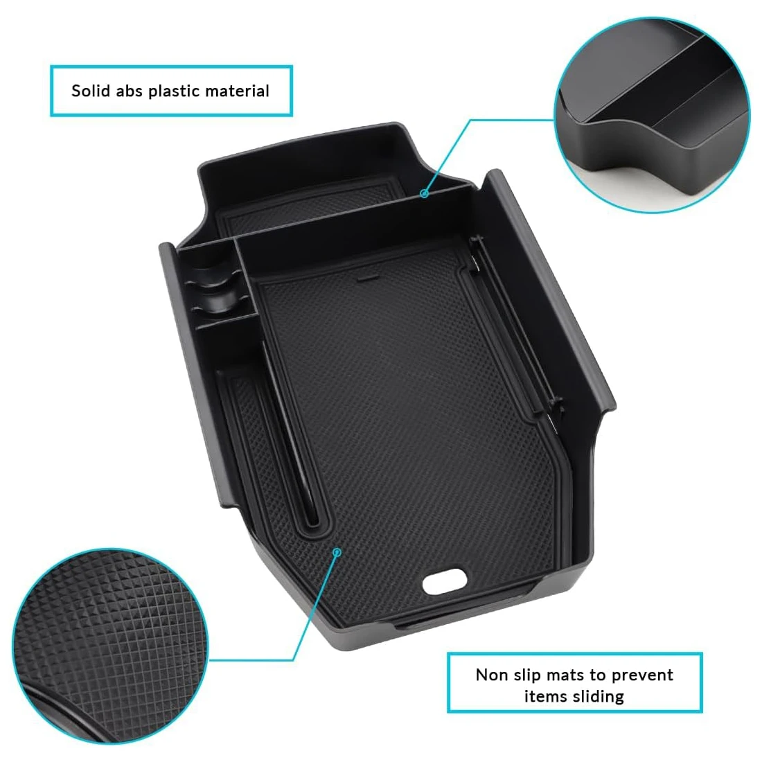car center console organizer tray for honda accord 2023 armrest console insert storage box car interior car center console organizer tray for honda accord 2023 armrest console insert storage box car interior