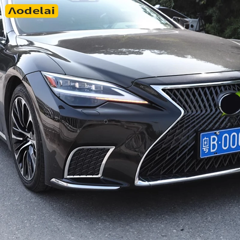 for 2021 2025 lexus ls500h front bumper grille side grille trim fog light trim car for 2021 2025 lexus ls500h front bumper grille side grille trim fog light trim car