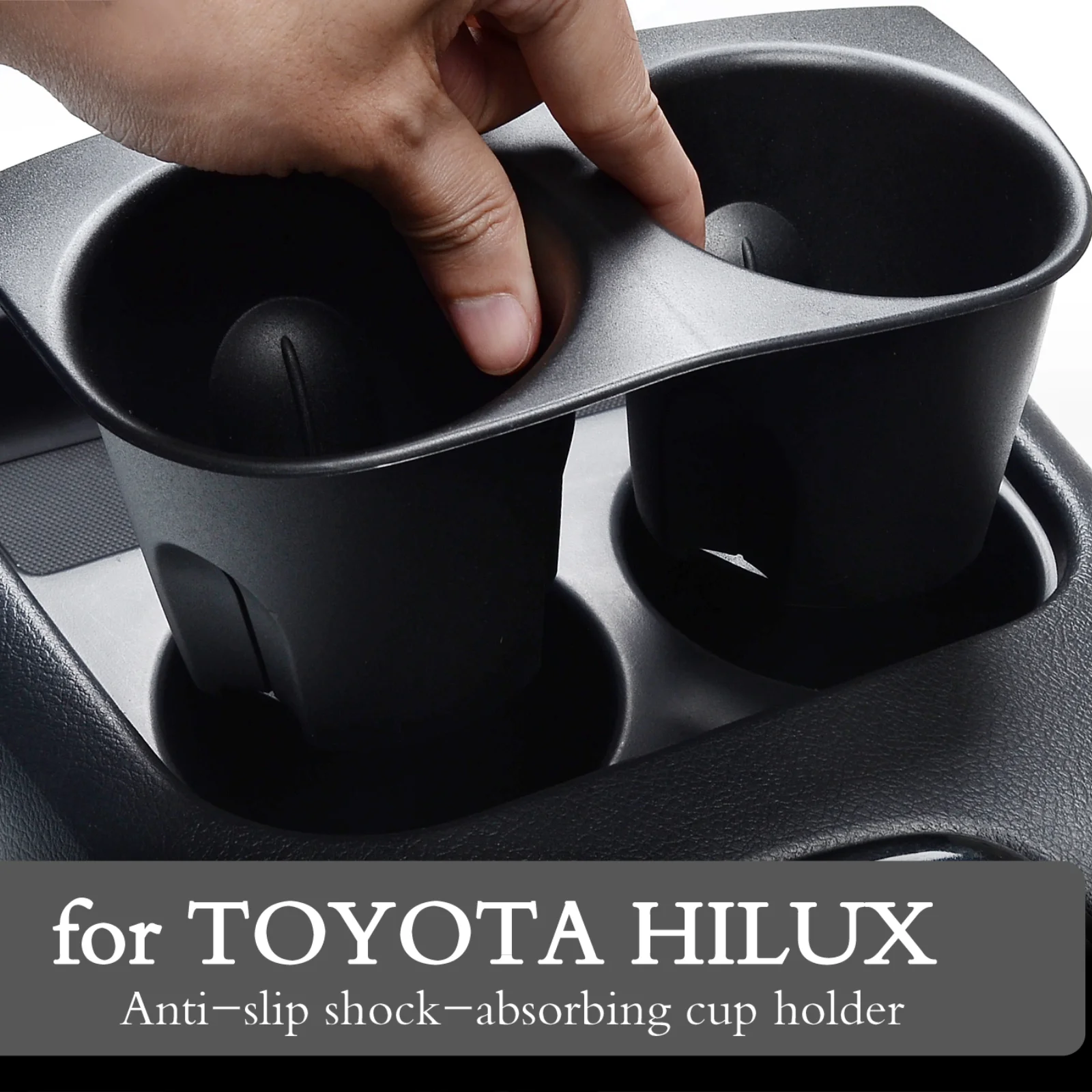 water cup holder storage box for toyota hilux sr5 4x4 2015 2022 revo cup box non slip pad mat shock absorbing car water cup holder storage box for toyota hilux sr5 4x4 2015 2022 revo cup box non slip pad mat shock absorbing car