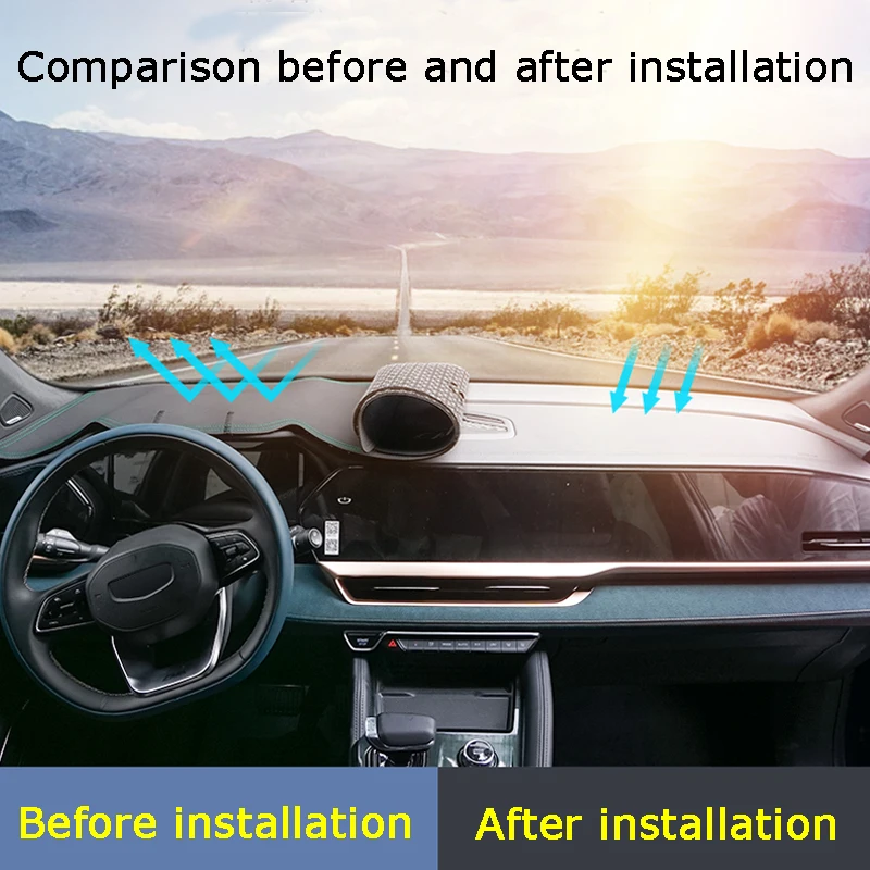 for geely monjaro xingyue l 2022 2023 car styling dash mat dashmat dashboard cover sun shade dash board cover carpet for geely monjaro xingyue l 2022 2023 car styling dash mat dashmat dashboard cover sun shade dash board cover carpet