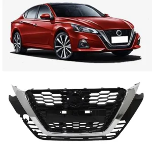 for nissan altima 2019 2020 2021 front bumper grille upper grill assembly chrome mesh racing grills grill car accessories