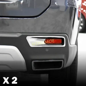 for honda pilot 2023 2024 2025 glossy chrome rear bumper reflector fog light lamp overlay cover trim