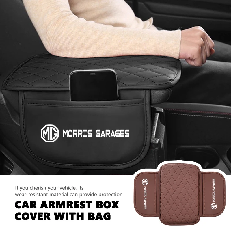 leather car armrest box center console protection storage pad for mg hs zs gs 3 5 6 7 hector tf gt zr leather car armrest box center console protection storage pad for mg hs zs gs 3 5 6 7 hector tf gt zr