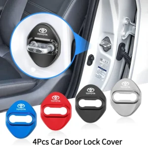 car door lock cover protective buckle cap scratch and dirt resistant for toyota yaris corolla camry rav4 hilux prius accessories