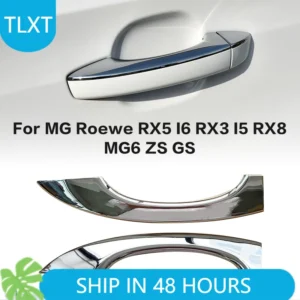 car exterior door handle decorative trim strips are suitable for roewe rx5 i6 rx3 i5 rx8 mg6 zs gs exterior door handle decorati
