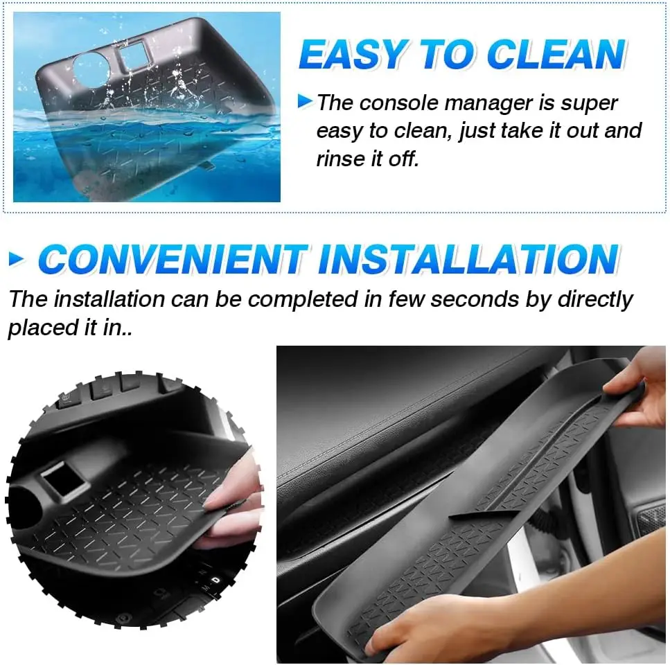 center console storage box for 2019 2025 toyota rav4 accessories auxiliary glove box insert tray anti slip 4pcs center console storage box for 2019 2025 toyota rav4 accessories auxiliary glove box insert tray anti slip 4pcs